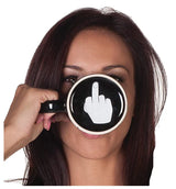 Nice Day Coffee Mug Middle Finger UP Cup