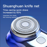 Travel Electric Shaver For Men Use For Face Legs Arms Mini Pocket-sized Portable Rechargeable Face Beard Razor Ideal For Outdoor