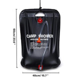 20L Portable Shower Bag with Switch Hose.