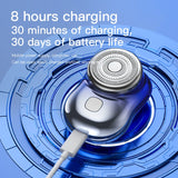 Travel Electric Shaver For Men Use For Face Legs Arms Mini Pocket-sized Portable Rechargeable Face Beard Razor Ideal For Outdoor