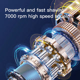 Travel Electric Shaver For Men Use For Face Legs Arms Mini Pocket-sized Portable Rechargeable Face Beard Razor Ideal For Outdoor