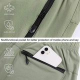 US Hot Sale Women's Hiking Cargo Shorts Zipper.