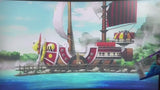 Floating Sunny Ship in Fluid Liquid