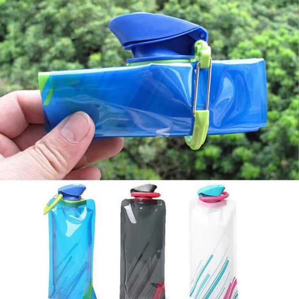 700ml Hiking Camping Reusable Water Bags.