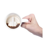 White Middle Finger Mug