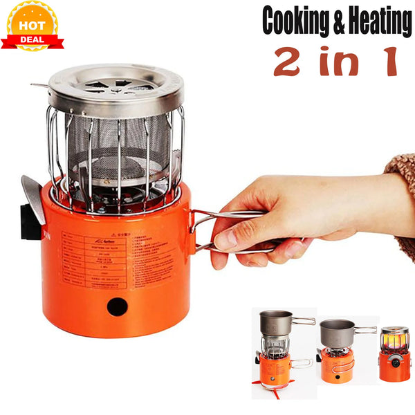 2 In 1 Camping Gas Heater