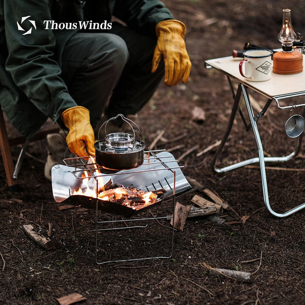 Thous Winds Portable Mini Camping Wood Stove.