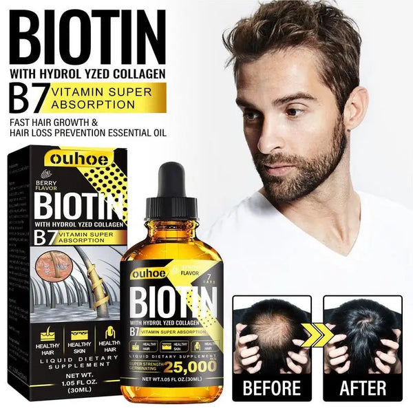 Hair Oils For Hair Growth With Biotin And Collagen