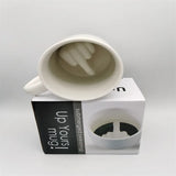 White Middle Finger Mug