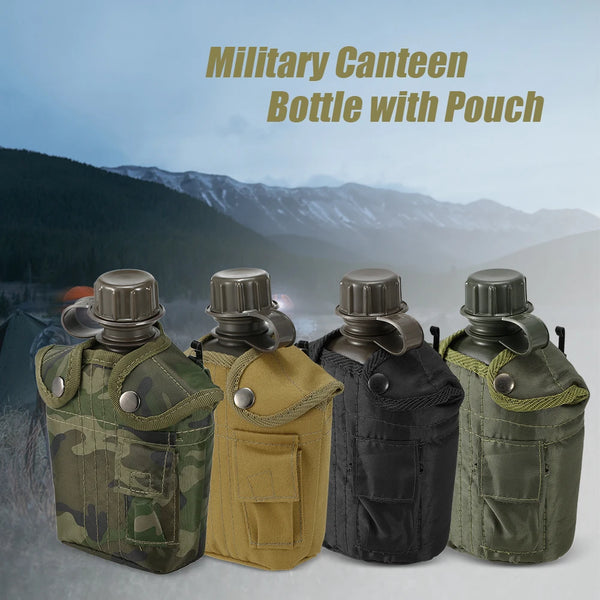 1L Outdoor Military Canteen Bottle.