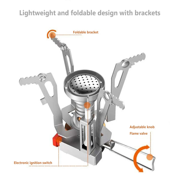 1 Set Portable Mini Camping Stoves.